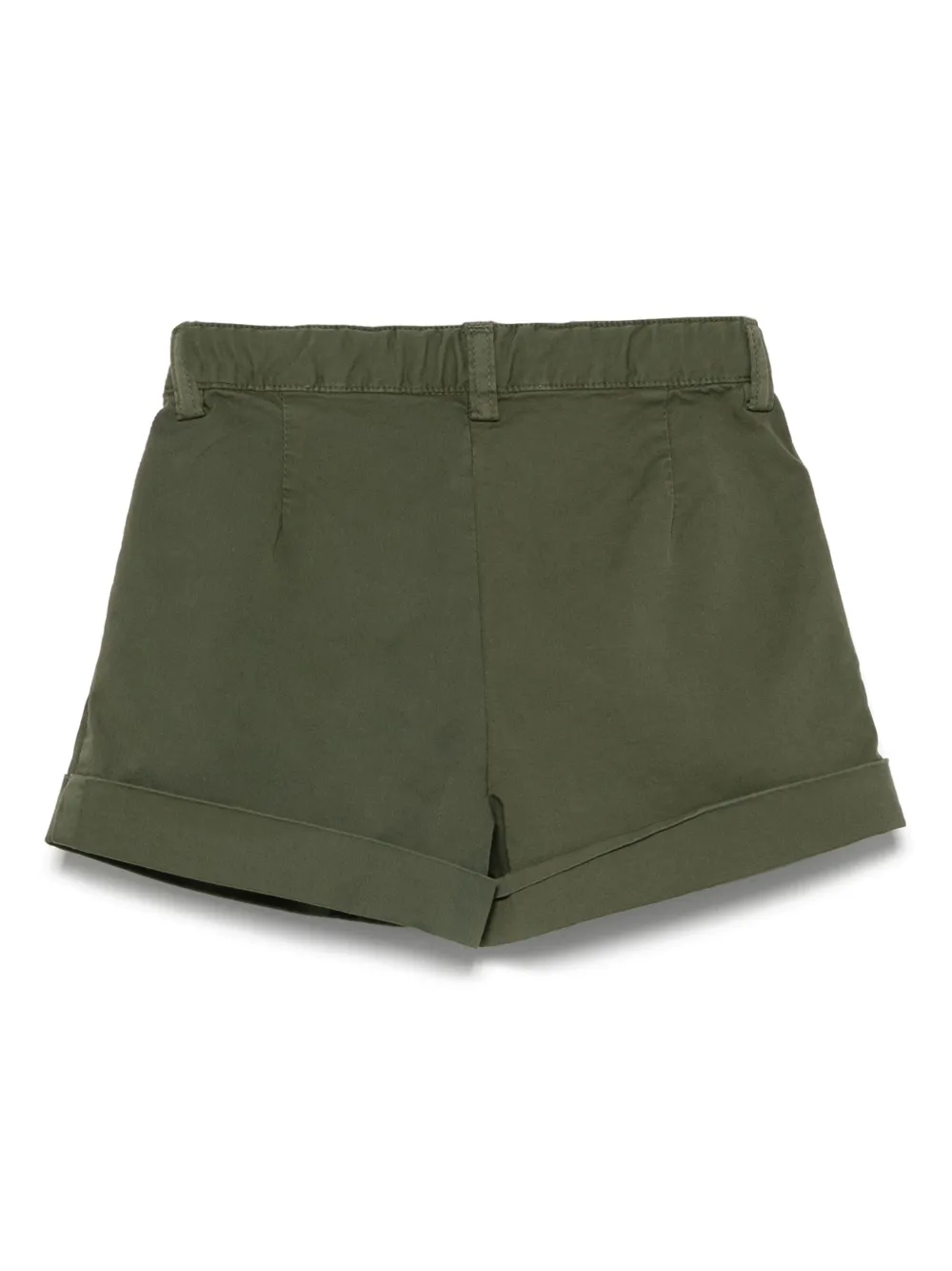 Shop Il Gufo Pleated Shorts In Green