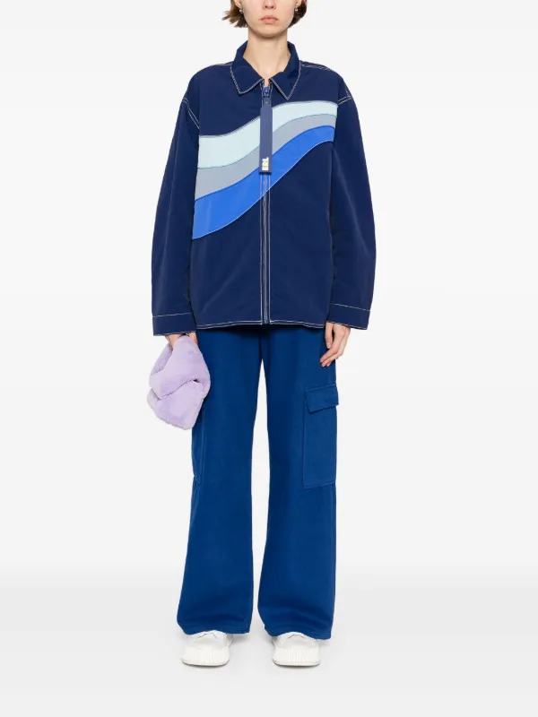 ERL zip-up Jacket | Blue | FARFETCH JO