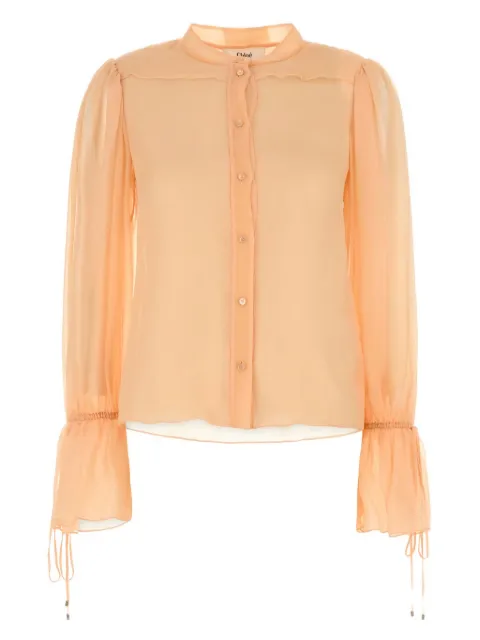 Chloé blusa de seda