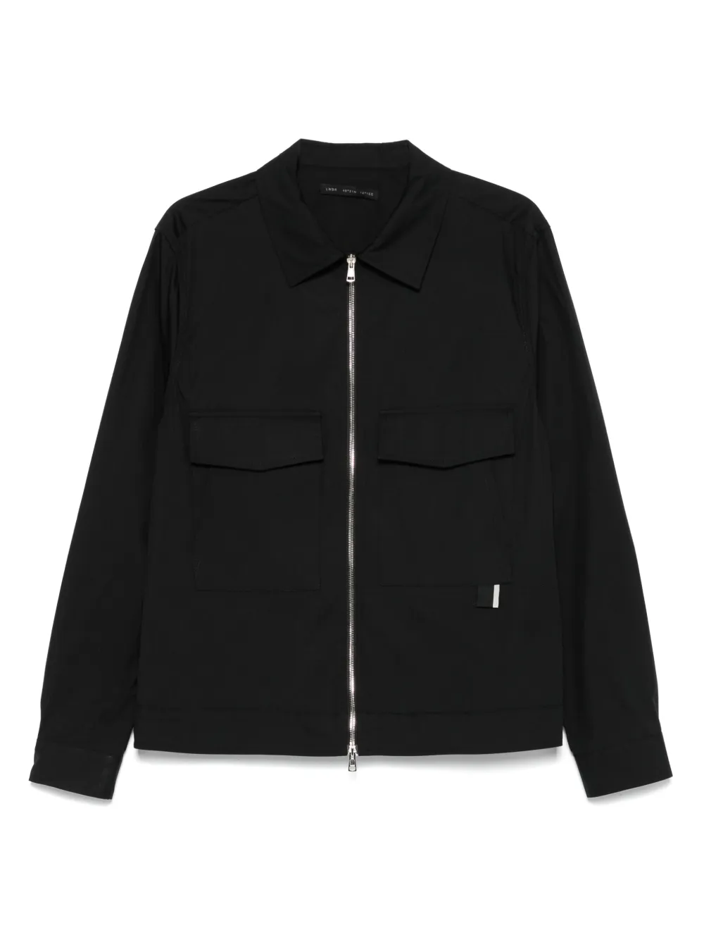 Low Brand ジップアップ シャツ - ブラック Low Brand ジップアップ シャツ - ブラック