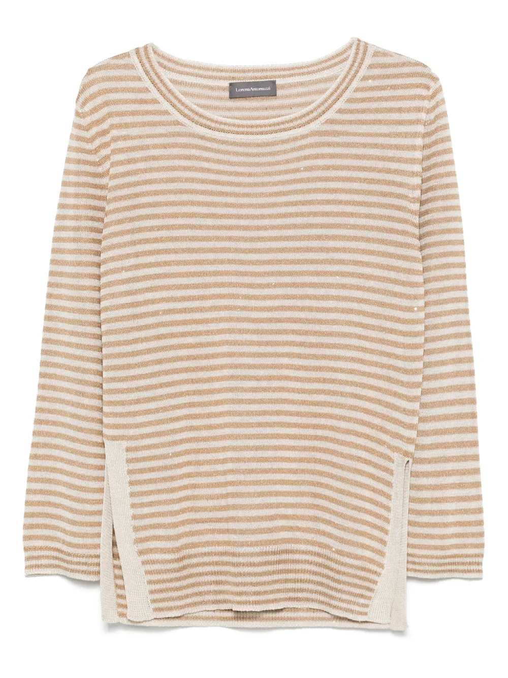 Lorena Antoniazzi striped top | Neutrals | Image 1