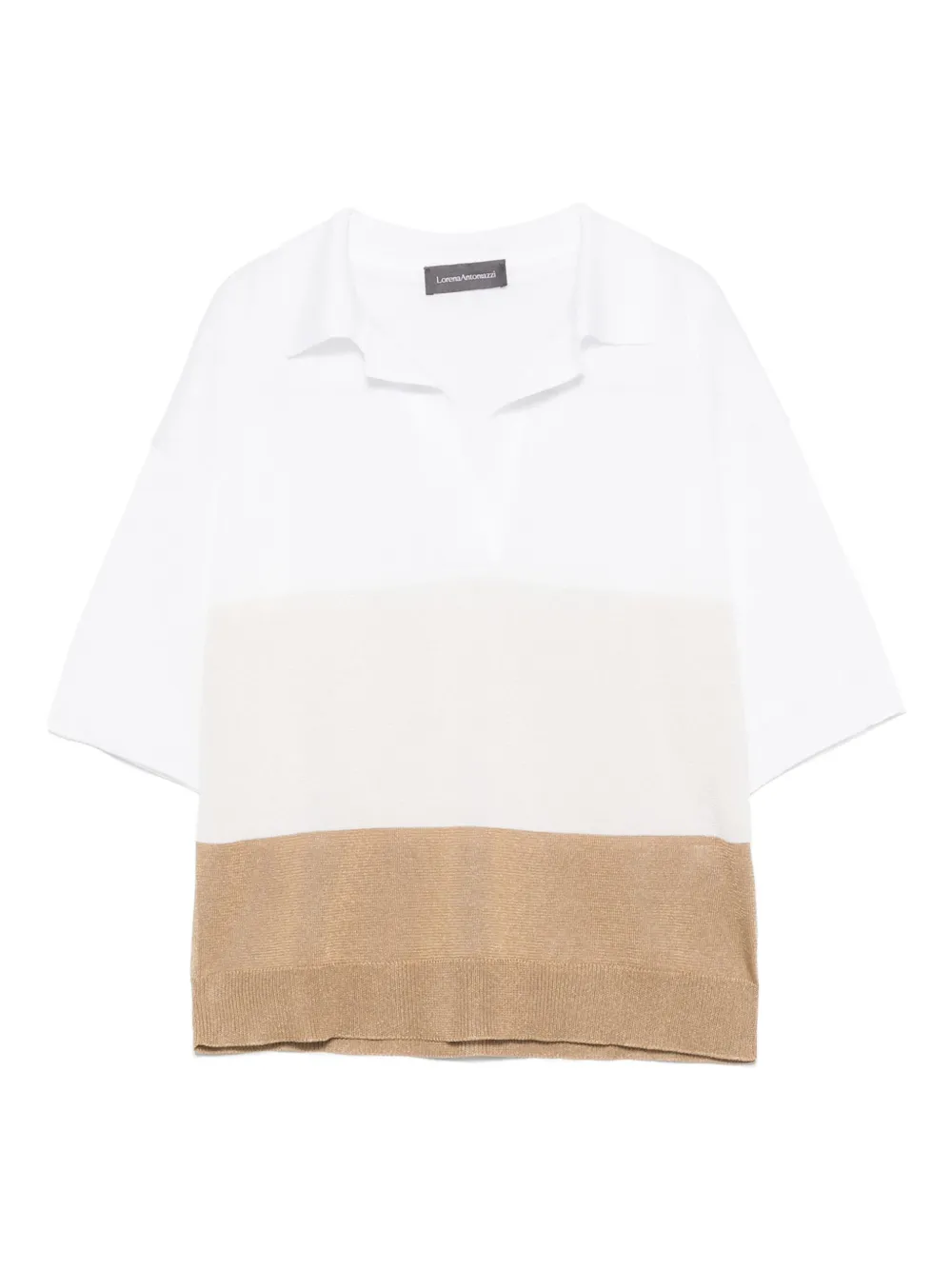 Lorena Antoniazzi striped T-shirt | White | Image 1