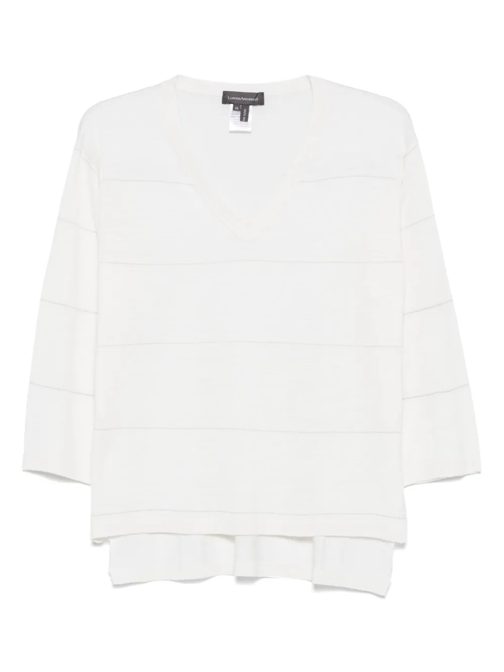 Lorena Antoniazzi striped top | White | Image 1