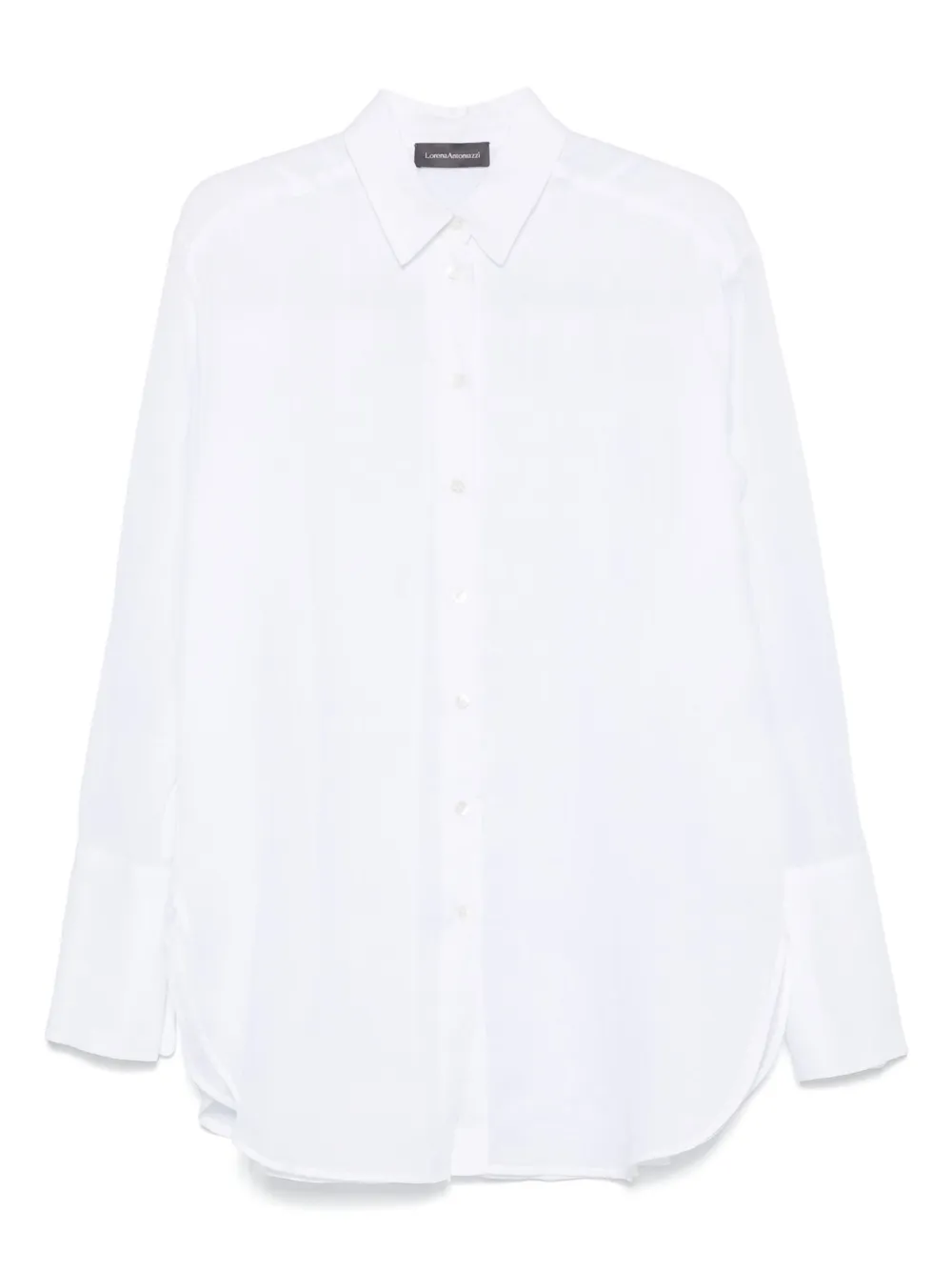 Lorena Antoniazzi camisa de ramio | blanco | Image 1