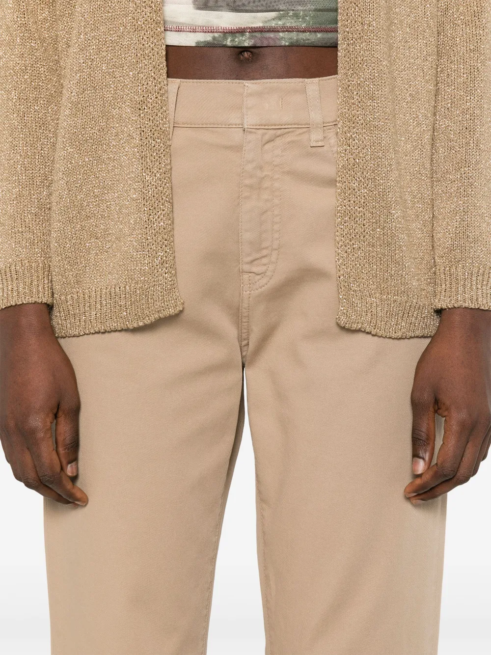 Lorena Antoniazzi Broek met toelopende pijpen Beige