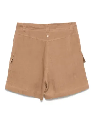 パンツ LORENA ANTONIAZZI Women Shorts  Burmudas P2550PA70A 3347 30 SILK TWILL PRINTED SHORTS