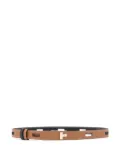 Lorena Antoniazzi reversible leather belt - Brown