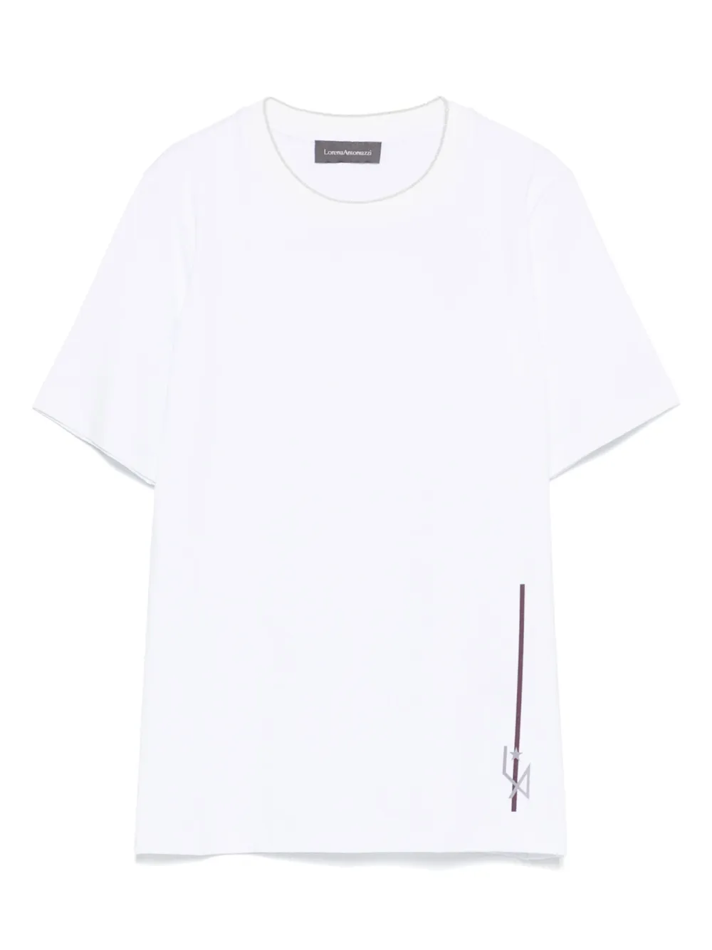 Lorena Antoniazzi T-shirt met print Wit