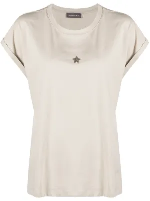 Tシャツ・カットソー LORENA ANTONIAZZI Women Tops P2575TS24B 1130 White Top & T-Shirt