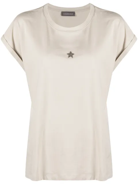 Lorena Antoniazzi star-patch T-shirt