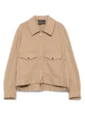 Lorena Antoniazzi zip-up jacket - Brown