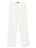 Lorena Antoniazzi logo-patch trousers - White
