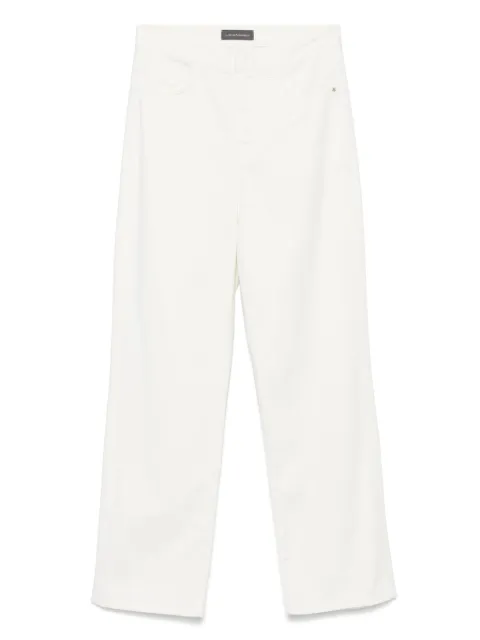 Lorena Antoniazzi logo-patch trousers 