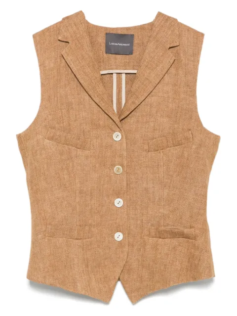 Lorena Antoniazzi linen waistcoat
