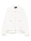 Lorena Antoniazzi zip-up jacket - White