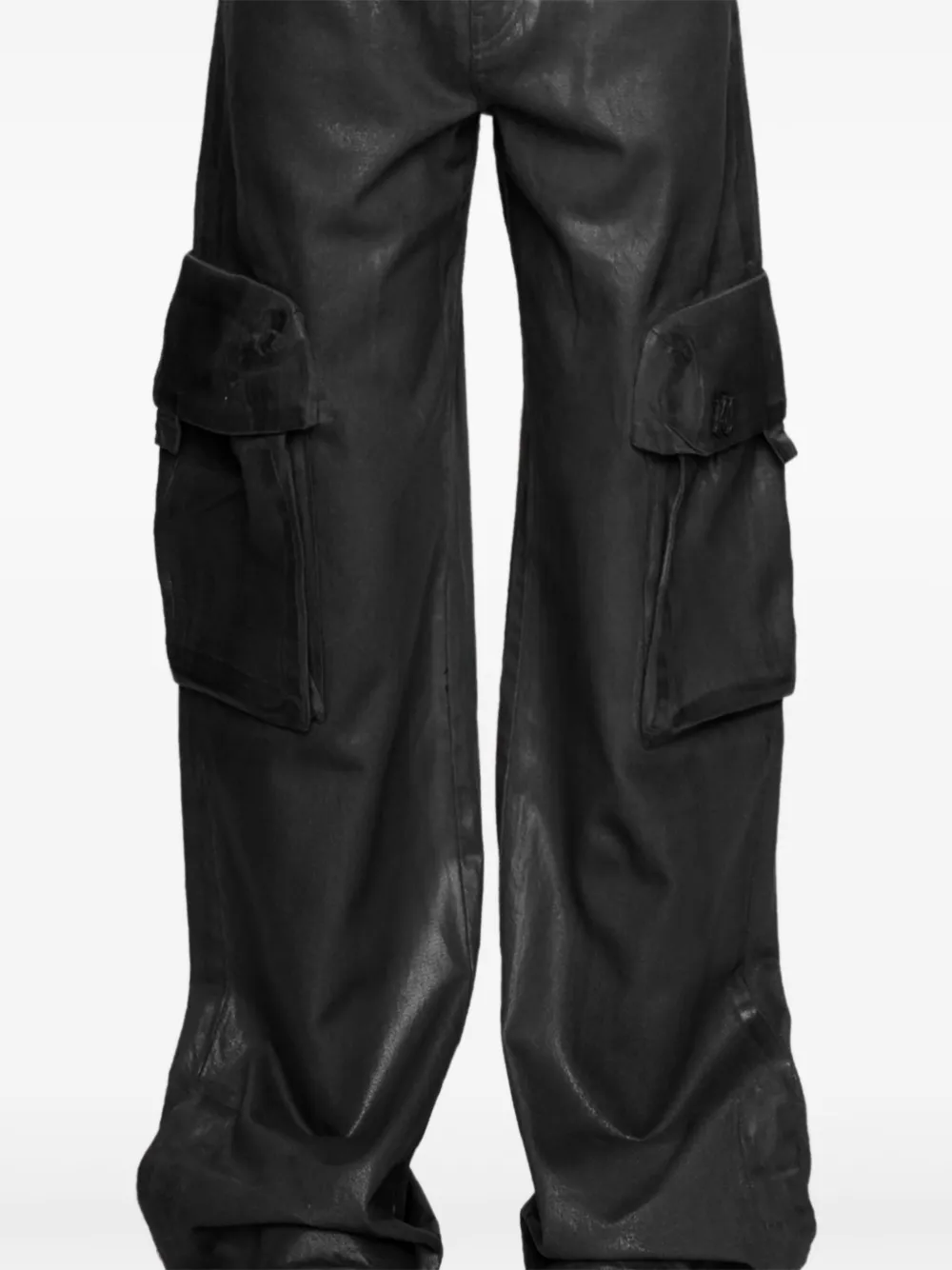 AMIRI Denim broek met cargo zak Zwart