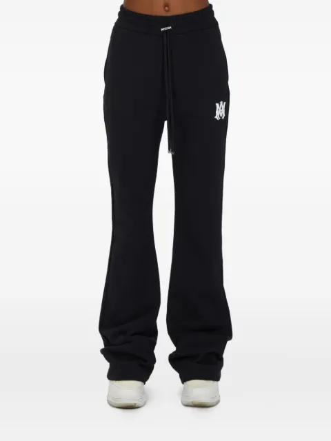AMIRI pantalones acampanados MA Quad con logo bordado