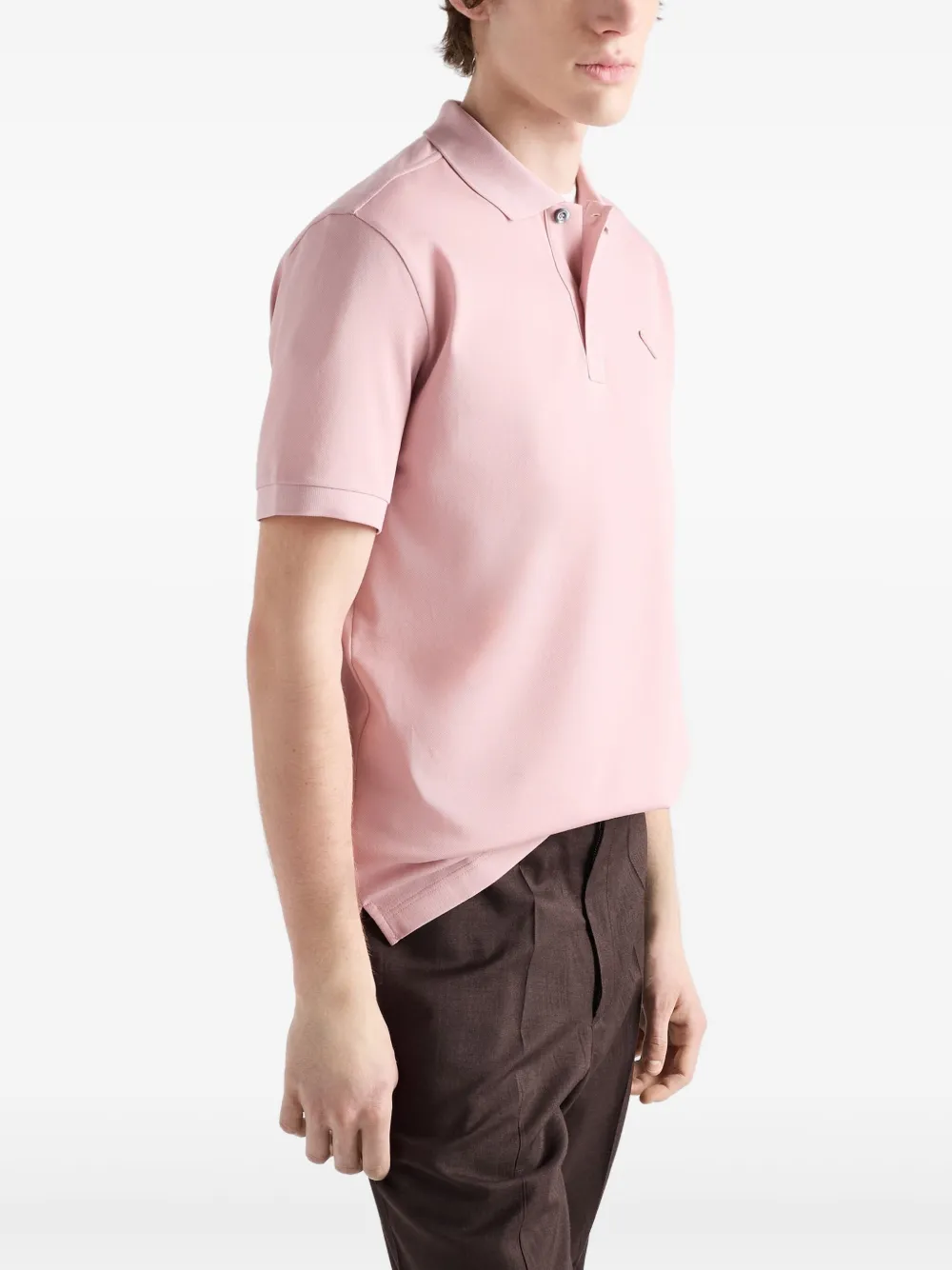 Prada Piqué poloshirt Roze