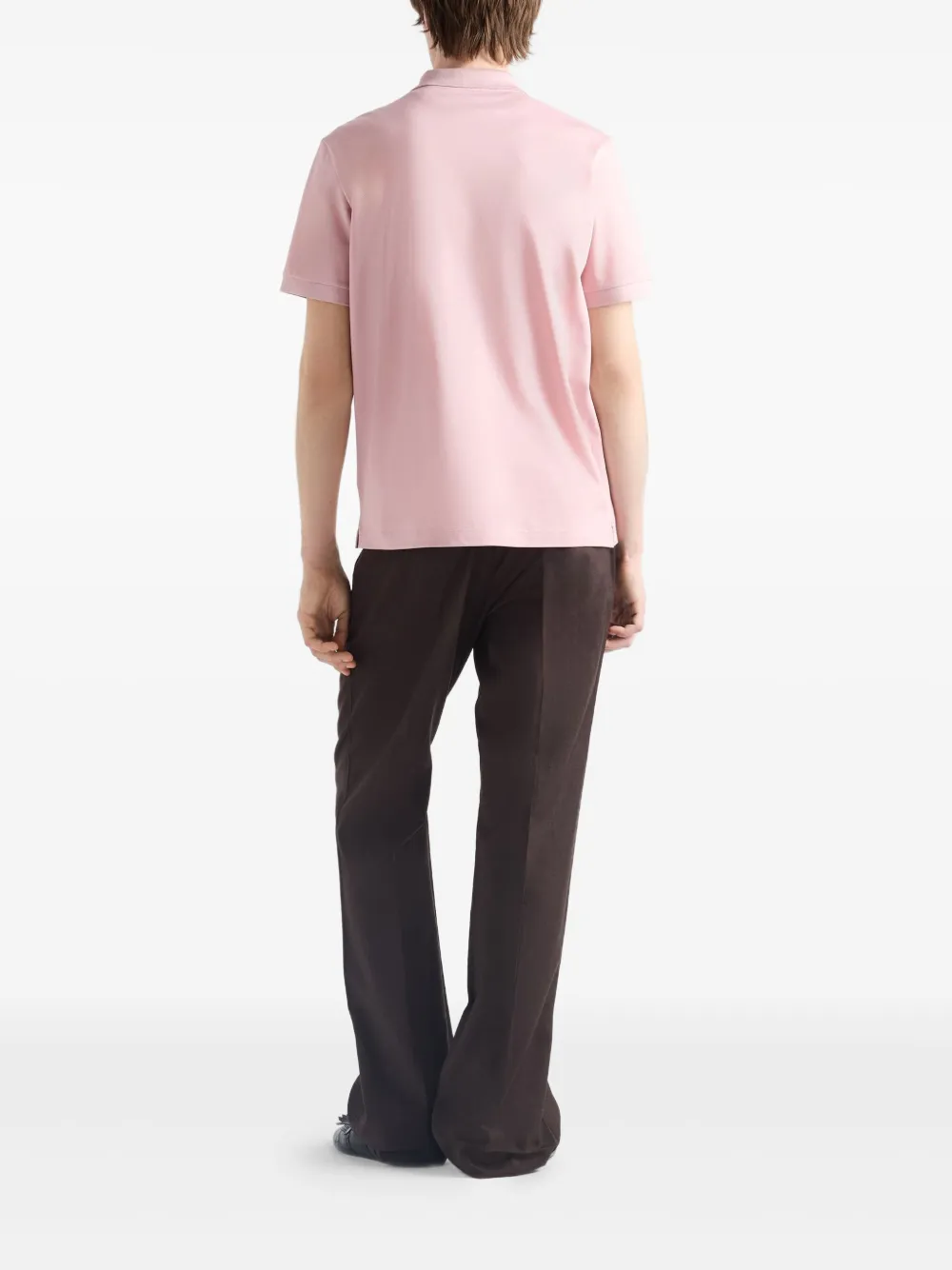 Prada Piqué poloshirt Roze