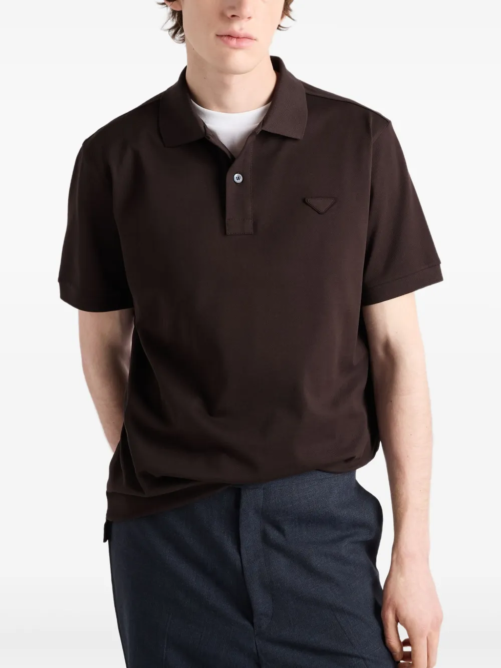 PRADA PIQUÉ POLO SHIRT
