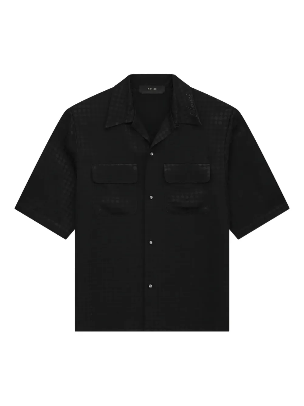Amiri Short Sleeve Shirt In Black