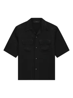 AMIRI ペイズリーシルクシャツ | ブラック | FARFETCH JP