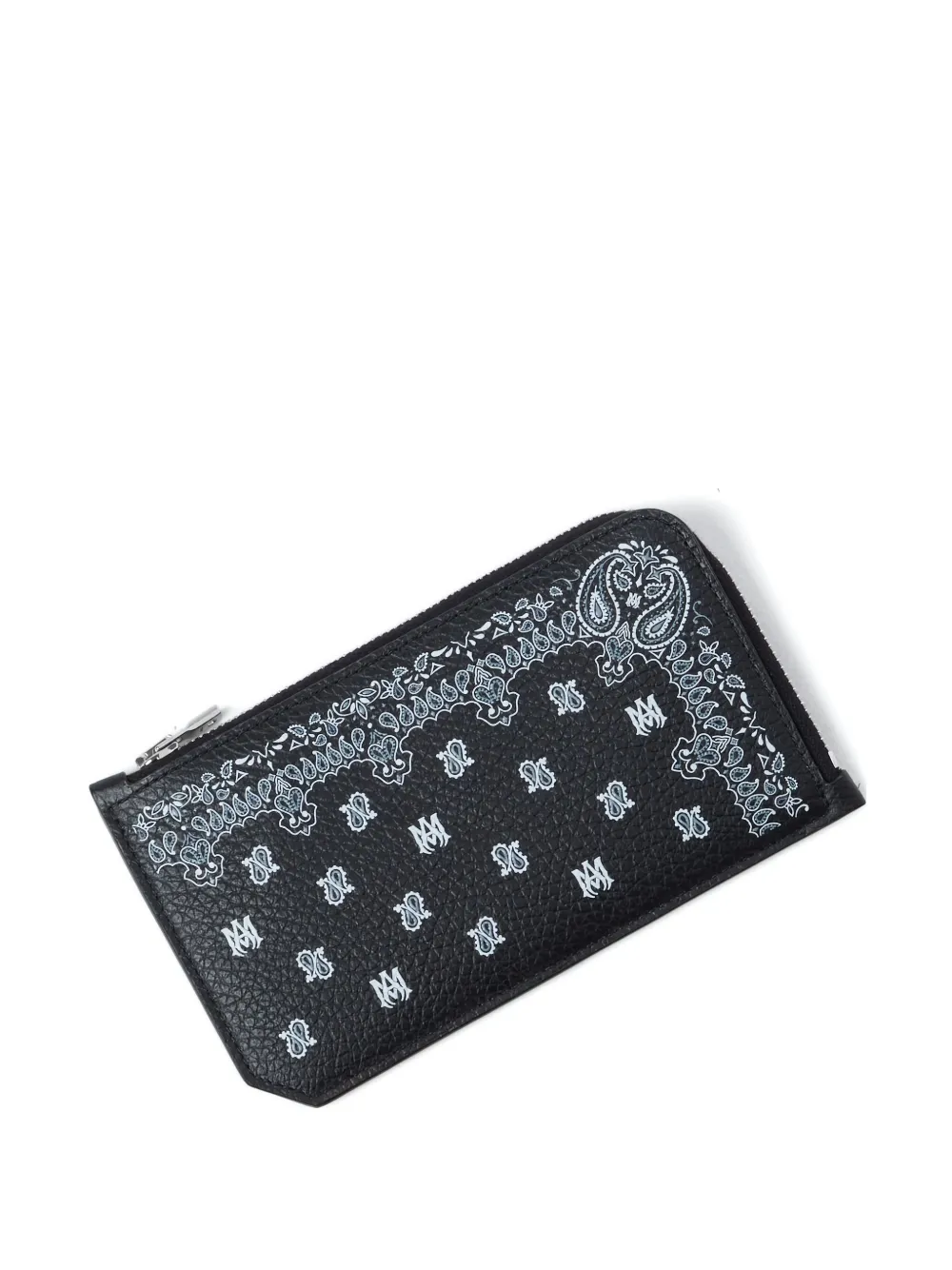 AMIRI paisley zip cardholder | Black | Image 1