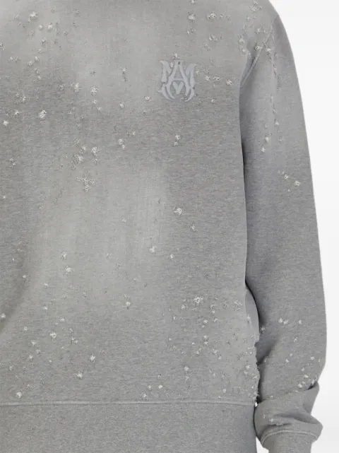 AMIRI distressed logo sweatshirt