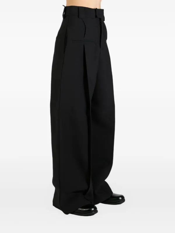Fax Copy Express front-jetted Pocket Trousers | Black | FARFETCH