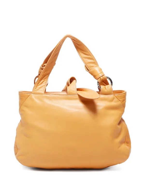 Loewe Pre-Owned 2000-2020s レザーハンドバッグ | イエロー