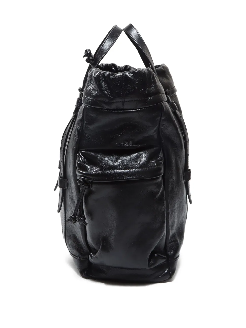 Pre-owned Gucci 2020 Gg Logo Tote Bag In Black