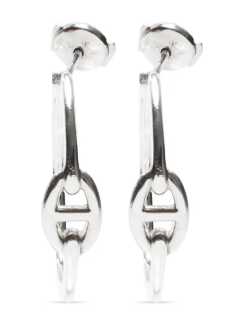 Hermès Pre-Owned 2015-2024 Chaine d'Ancre hoop earrings
