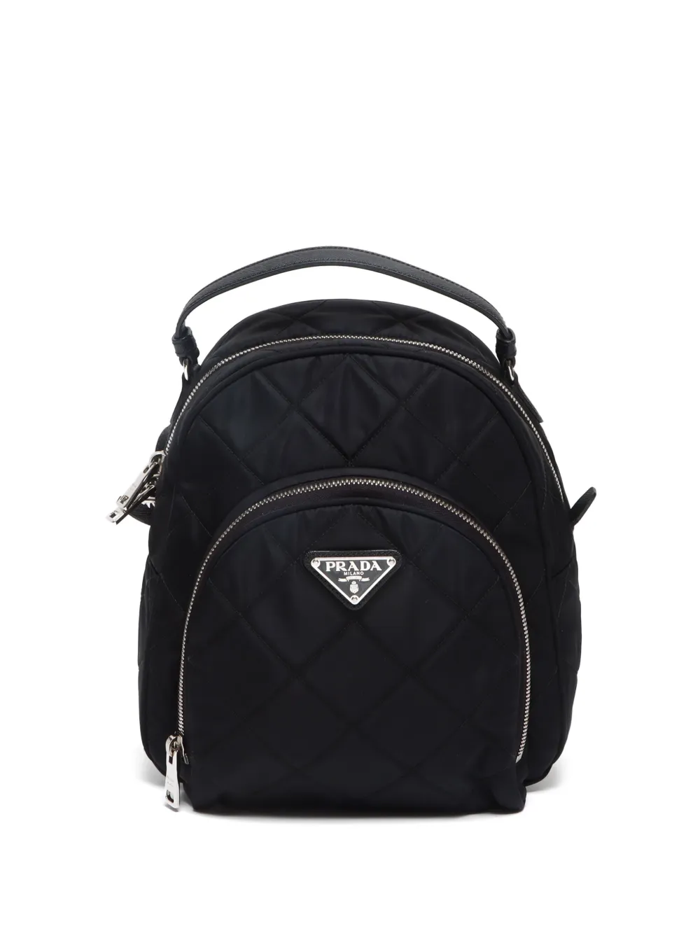 Prada Pre-Owned 2013-2023 Impuntu バックパック - ブラック Prada Pre-Owned 2013-2023 Impuntu バックパック - ブラック