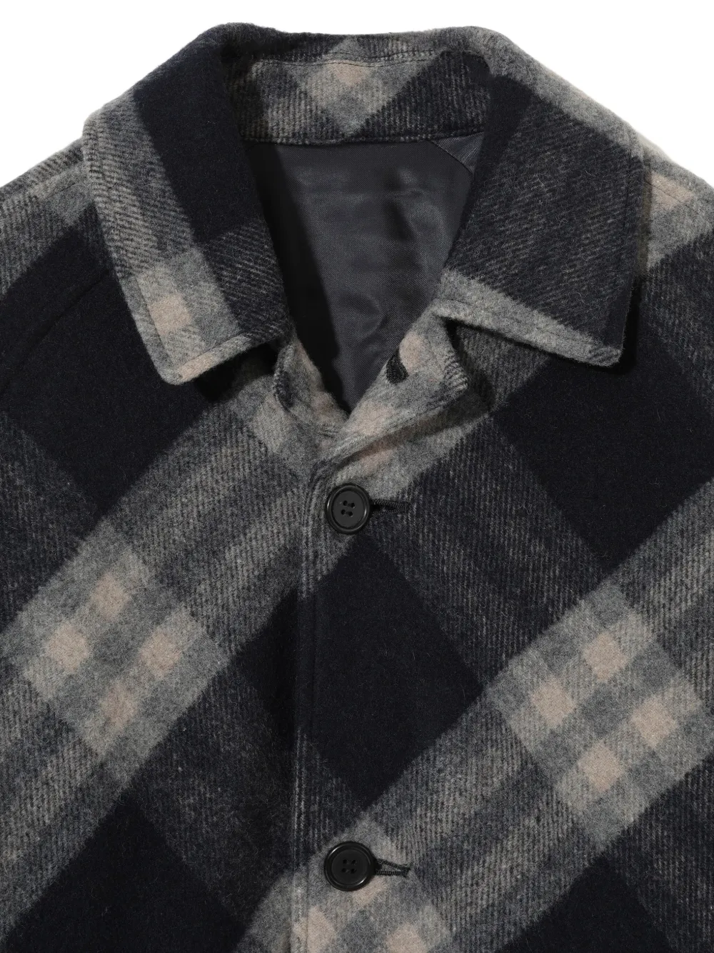 Undercover Geruit shirtjack Blauw