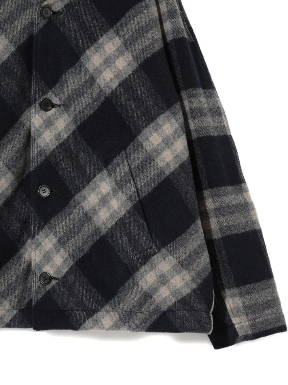 Undercover Geruit shirtjack Blauw