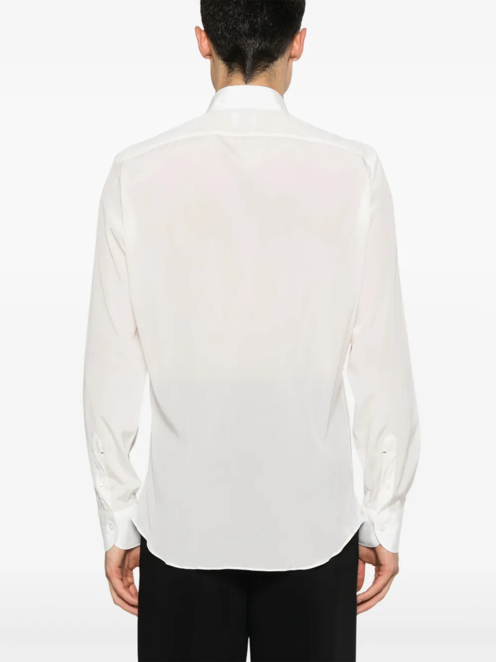 Mazzarelli Long-sleeve Shirt In White