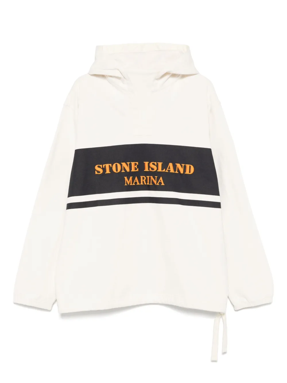 Stone Island ロゴ パーカー - ニュートラル Stone Island ロゴ パーカー - ニュートラル