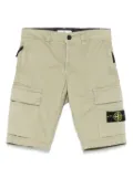 Stone Island Junior Compass-motif shorts - Green