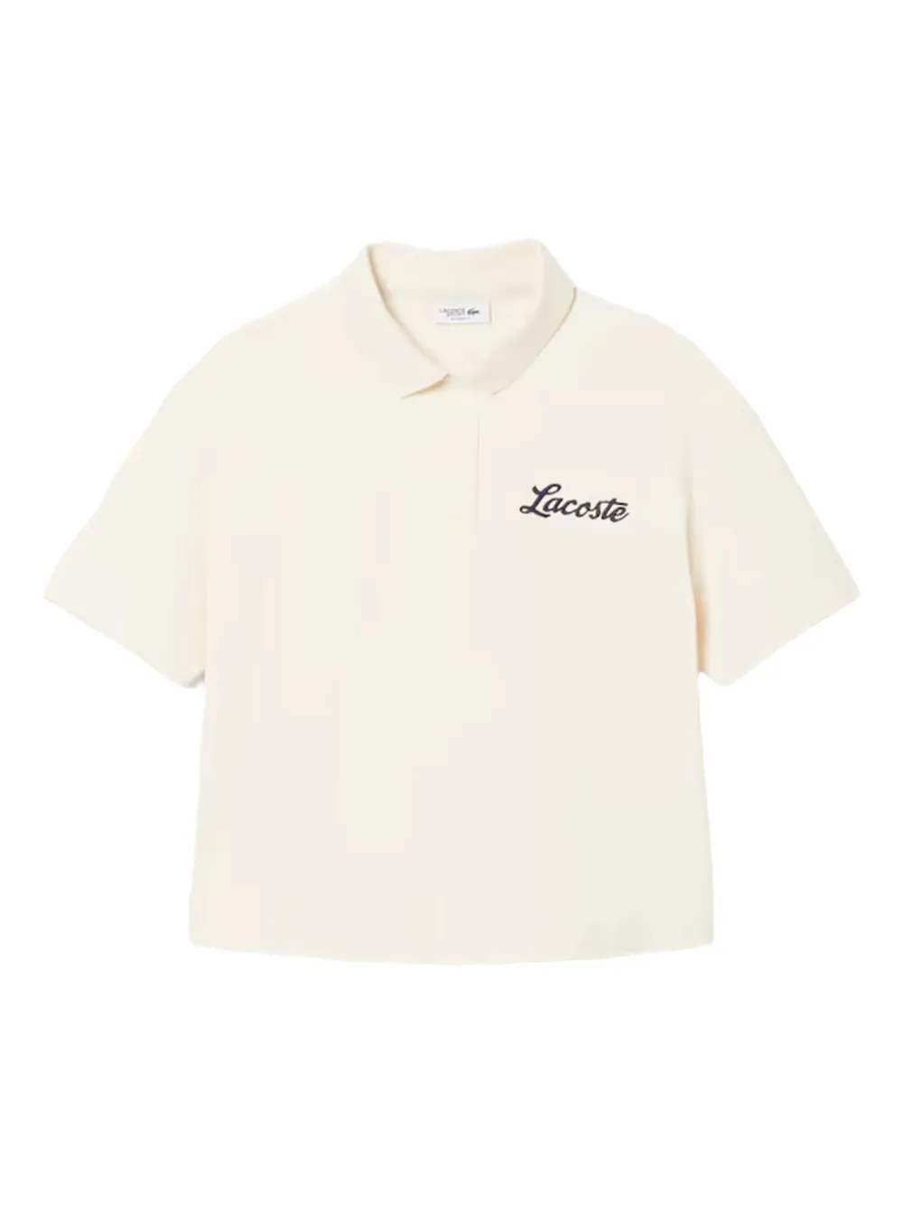 Lacoste Katoenen polotop Wit