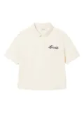 Lacoste cotton polo top - White