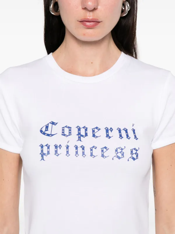 COPERNI☆関税込☆Disneyコラボ プリンセス スリム Tシャツ Coperni: イエロー Disney 'Princess' スリムフィット Tシャツ