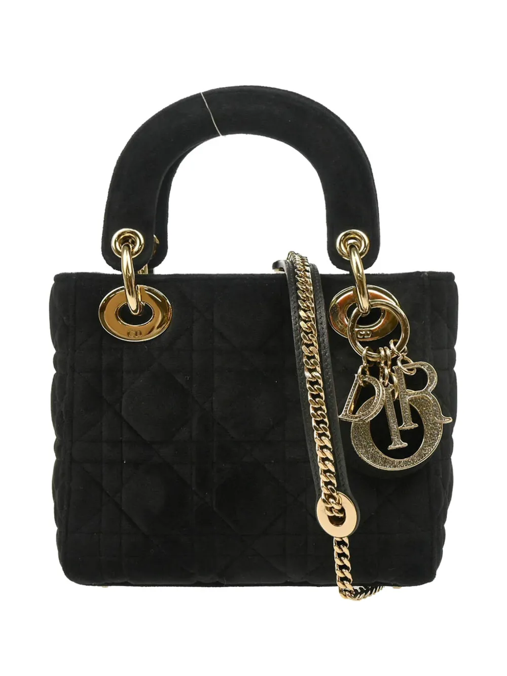 Christian Dior Pre-Owned 2019 レディ ディオール ショルダーバッグ - ブラック Christian Dior Pre-Owned 2019 レディ ディオール ショルダーバッグ - ブラック