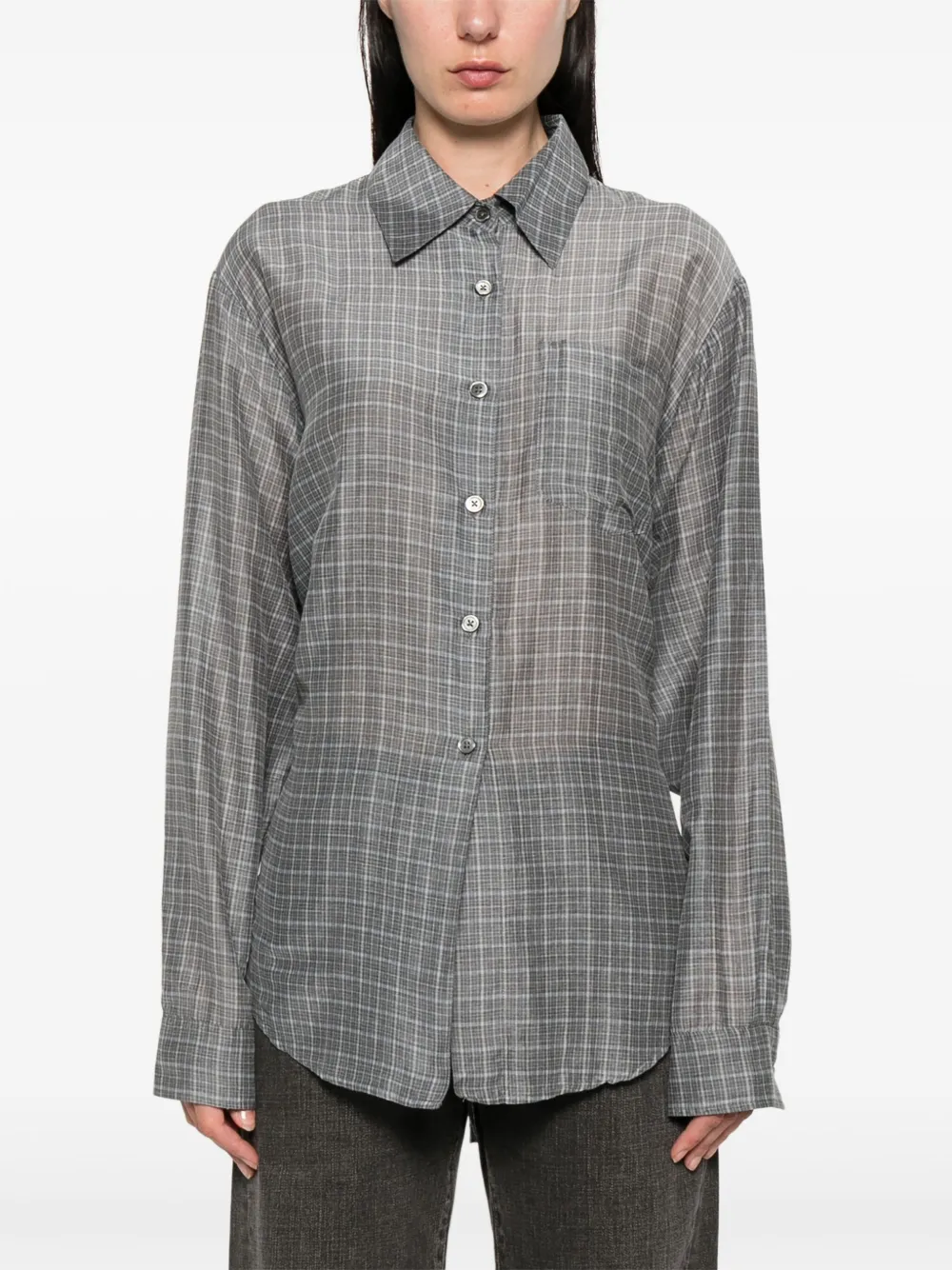 OUR LEGACY Apron blouse Blauw