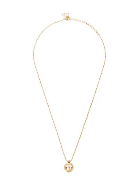 Christian Dior Pre-Owned 1990-2015 CD logo-pendant necklace