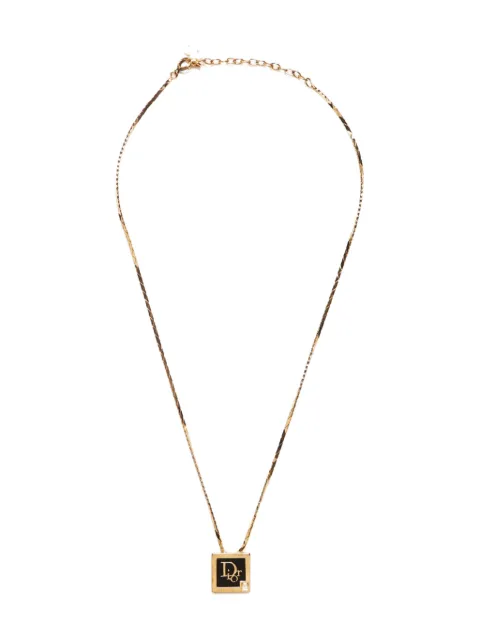 Christian Dior Pre-Owned 1990-2015 rhinestone-embellished necklace