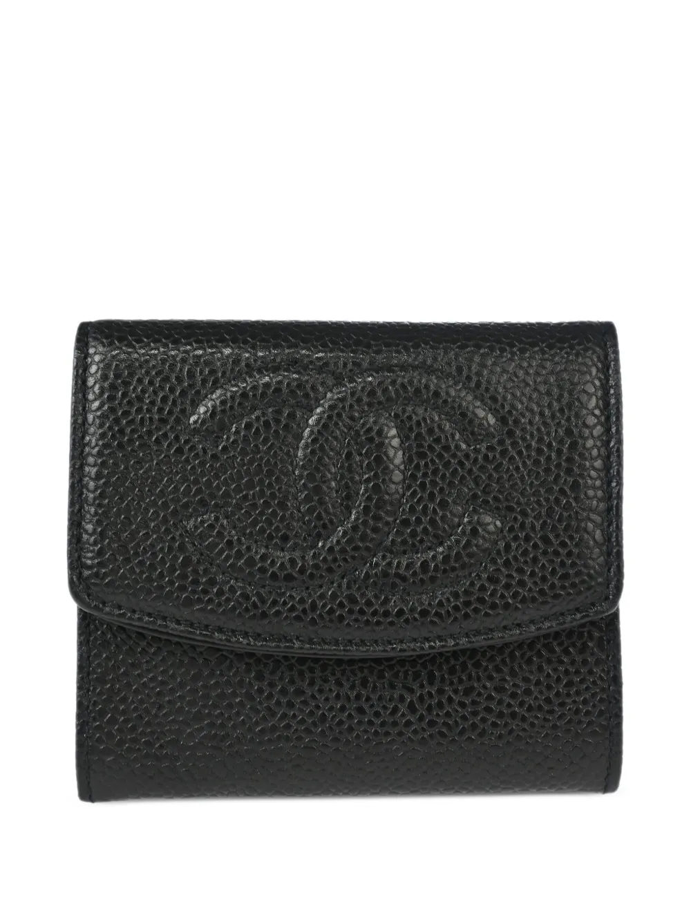CHANEL Pre-Owned 1995 Interlocking CC wallet | Black | Image 1