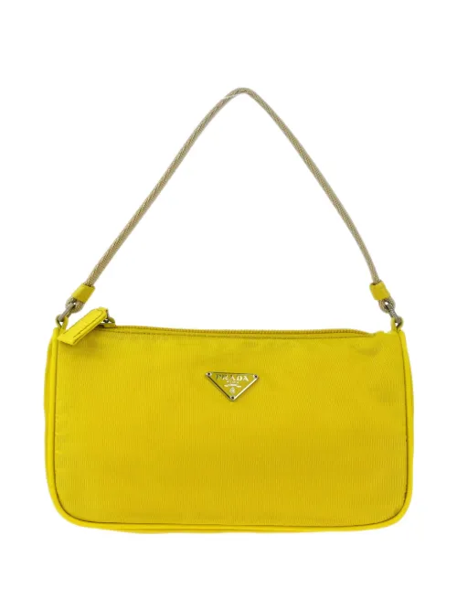 Sac porté épaule à logo (années 1990-2000) - Prada Pre-Owned - Modalova