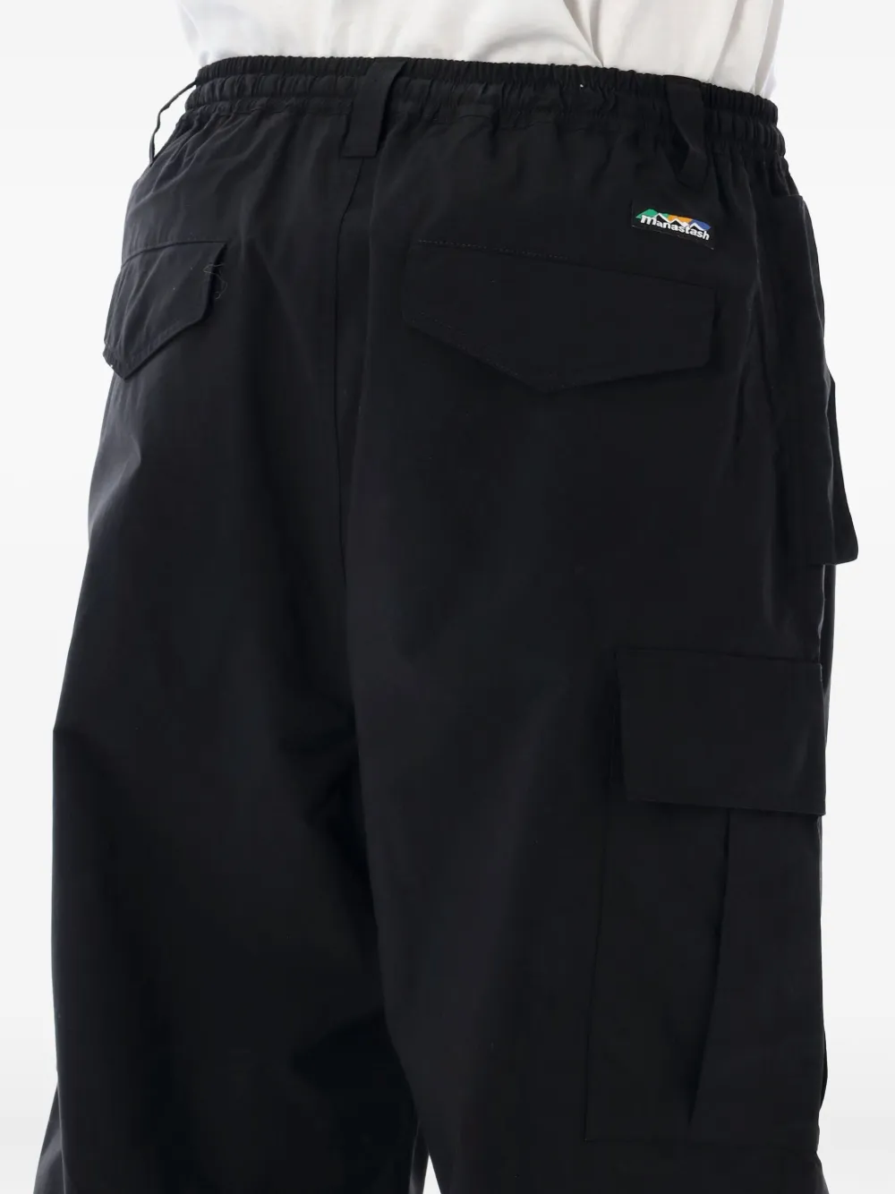 MANASTASH Cargo broek met trekkoord Zwart