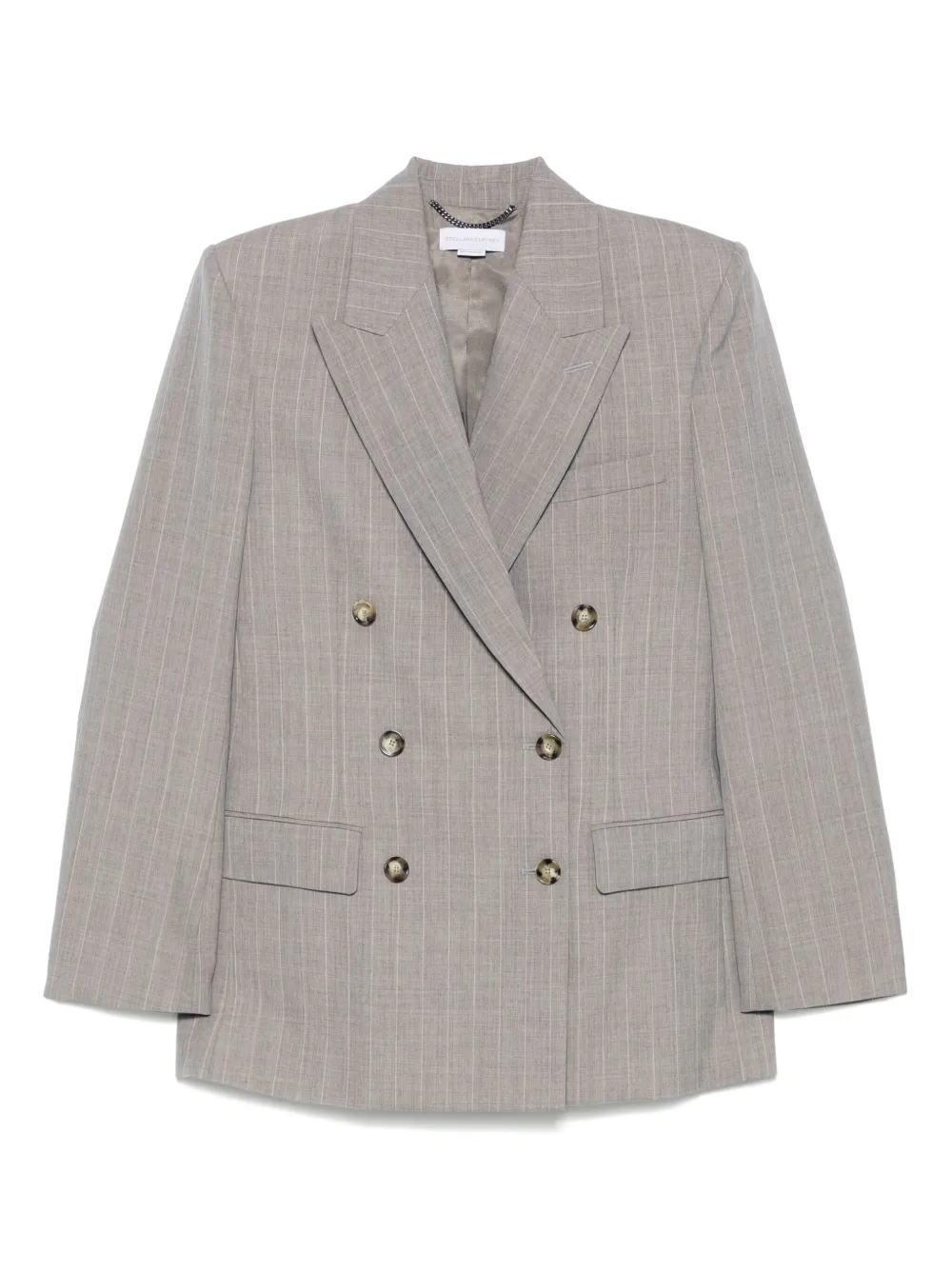 Stella McCartney Blazer met krijtstreep Grijs
