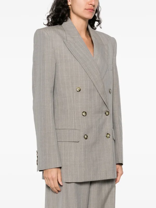 ジャケット　グレー　ピンストライプ Stella McCartney ピンストライプ ジャケット | グレー